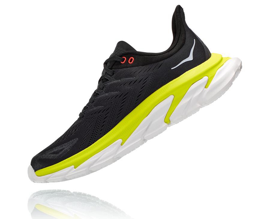 Hoka One One Clifton Edge Löparskor Herr - Svarta - ROSXA-0384